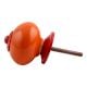 Solid Orange Red Fitting Ceramic Knob